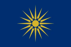 Bandeira oficial da República da Macedônia